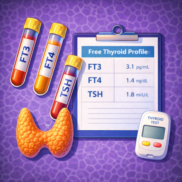 FT3, FT4 & TSH (Free Thyroid Profile)